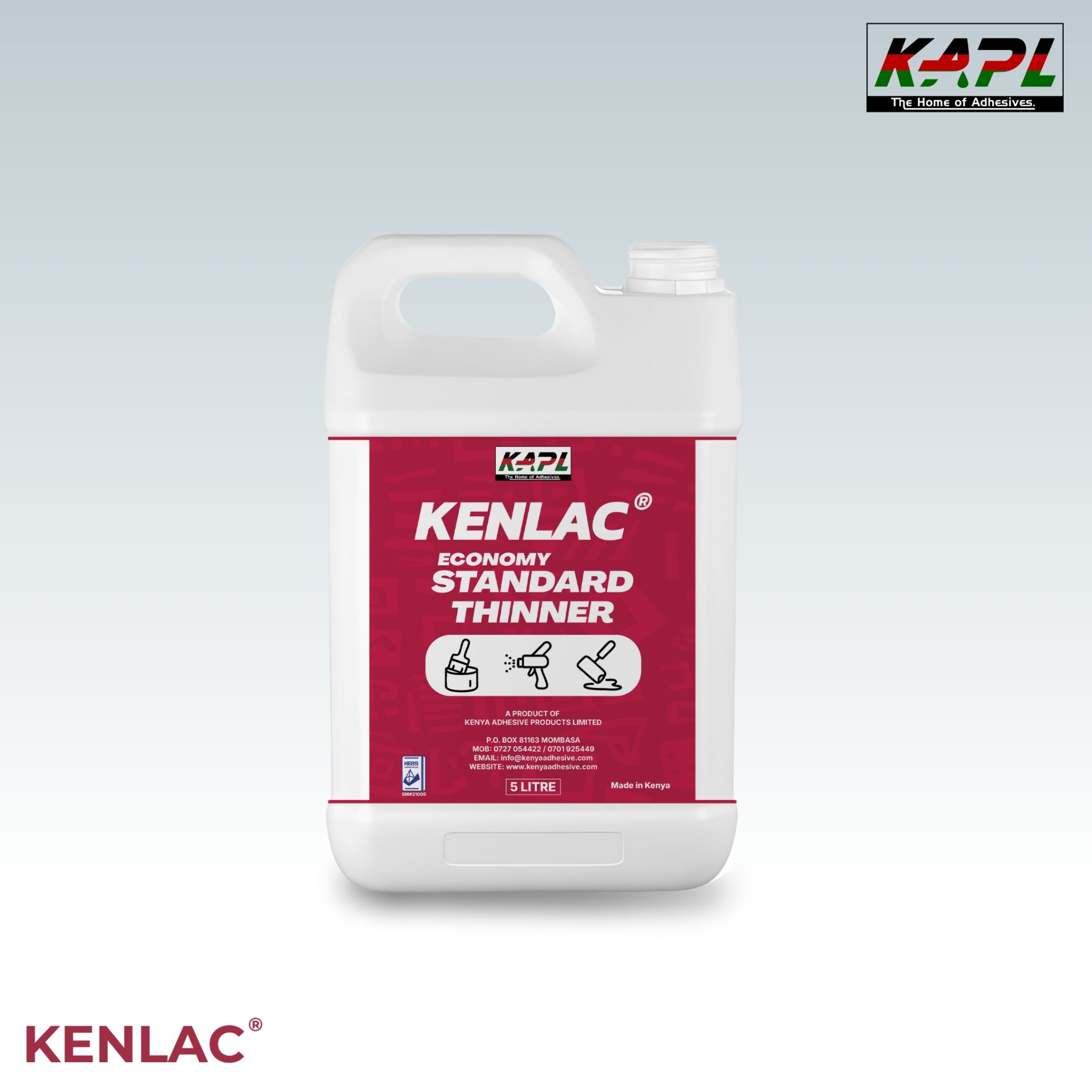 Kenfix Kenlac® Economy Standard Thinner | Kenya Adhesive Products Limited