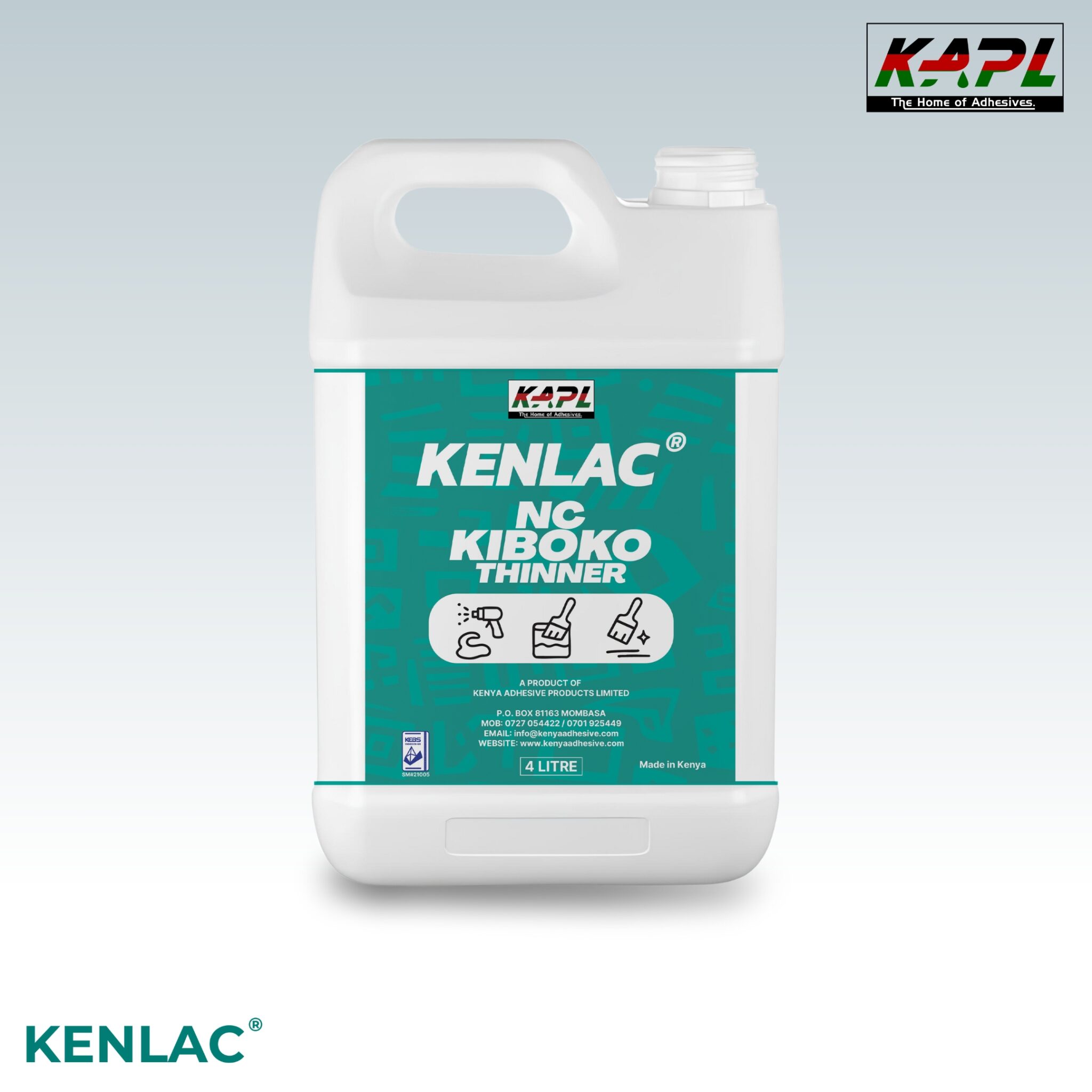 Kenfix Kenlac® NC Kiboko Thinner | Kenya Adhesive Products Limited